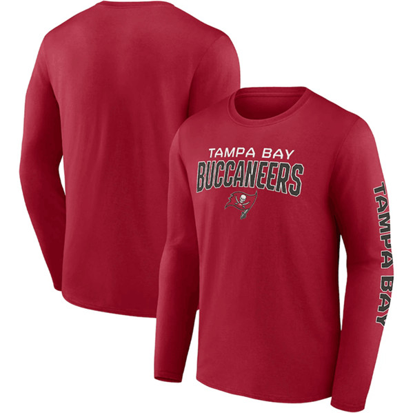 Tampa Bay Buccaneers Red Go the Distance Long Sleeve T-Shirt